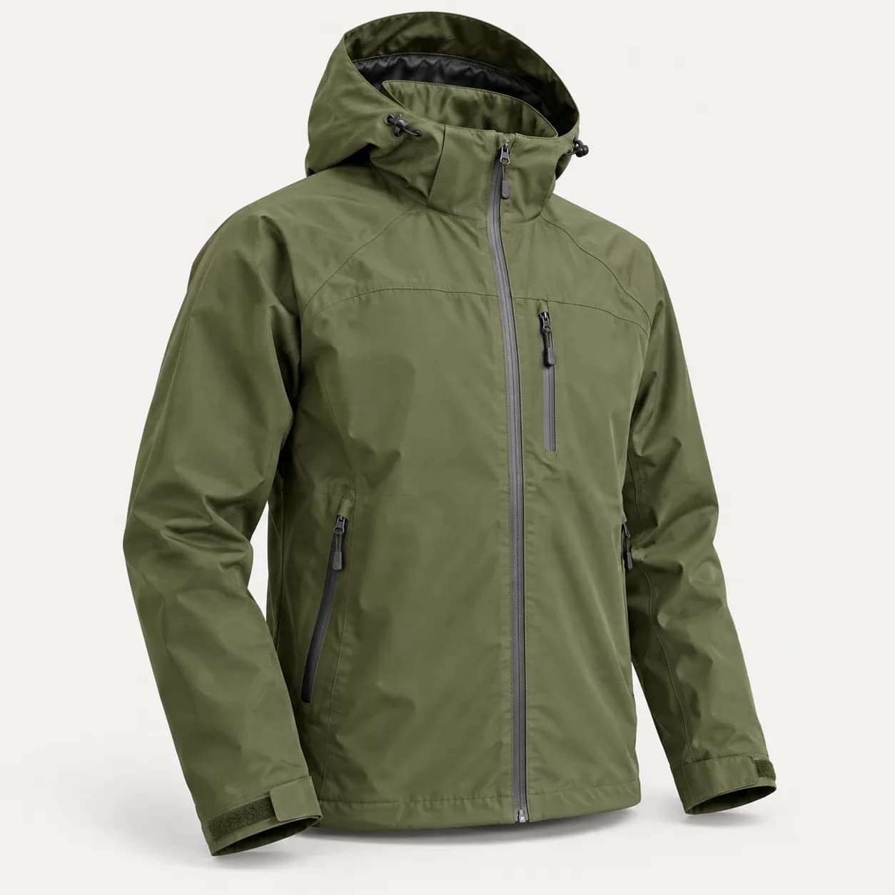 Olive waterproof jacket